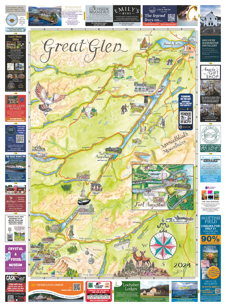 Scottish Maps - Great Glen Map 2024