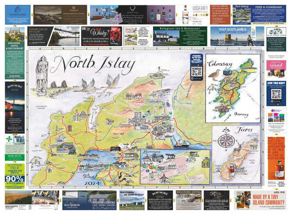 Scottish Maps - Islay North Map 2024