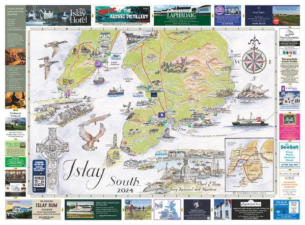 Scottish Maps - Islay South Map 2024
