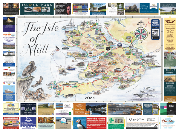 Scottish Maps - Isle of Mull Map 2024