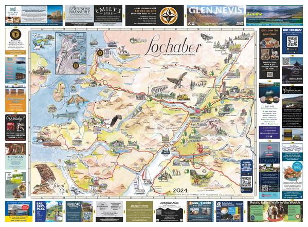 Scottish Maps - Lochaber Map 2024