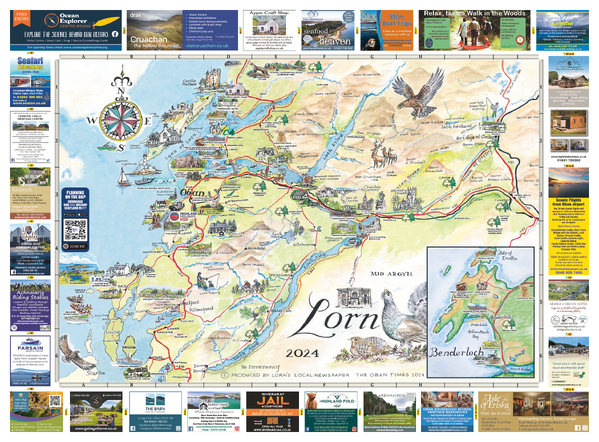 Scottish Maps - Lorn Map 2024