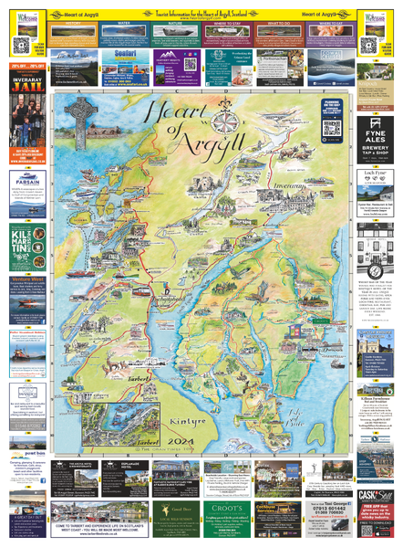 Scottish Maps - Heart of Argyll Map 2024
