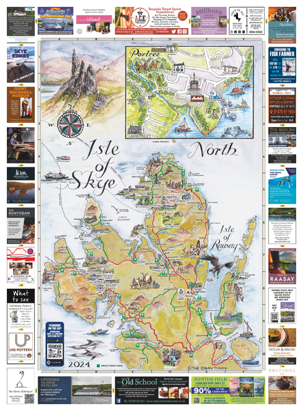 Scottish Maps - Isle of Skye North Map 2024