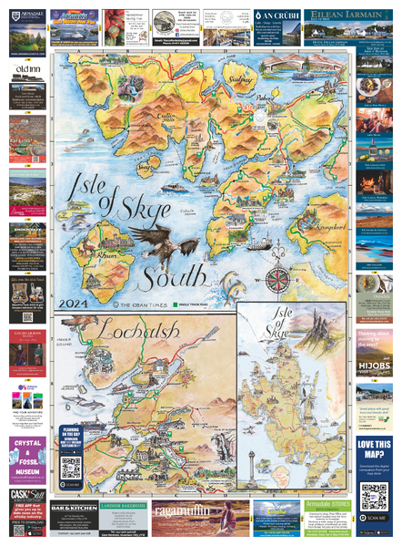 Scottish Maps - Isle of Skye South Map 2024