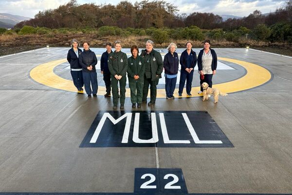 Lifesaving helipad opens on Mull