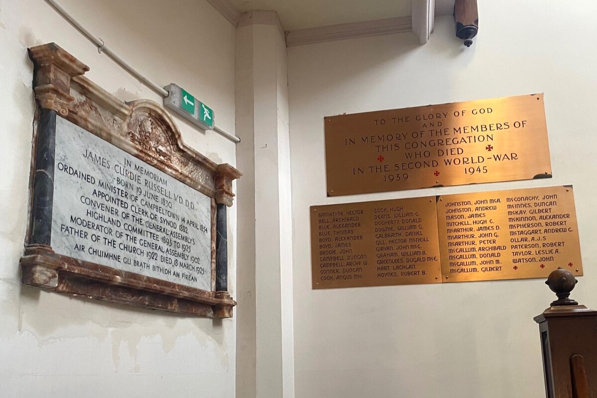 Religious relics rehomed as Campbeltown church put up for sale