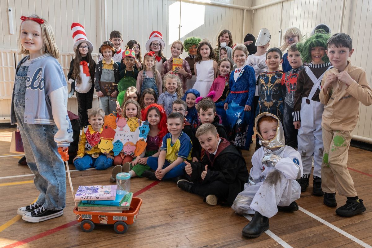 The children enjoyed dressing up as their favourite literary characters. Photograph: Iain Ferguson, alba.photos.