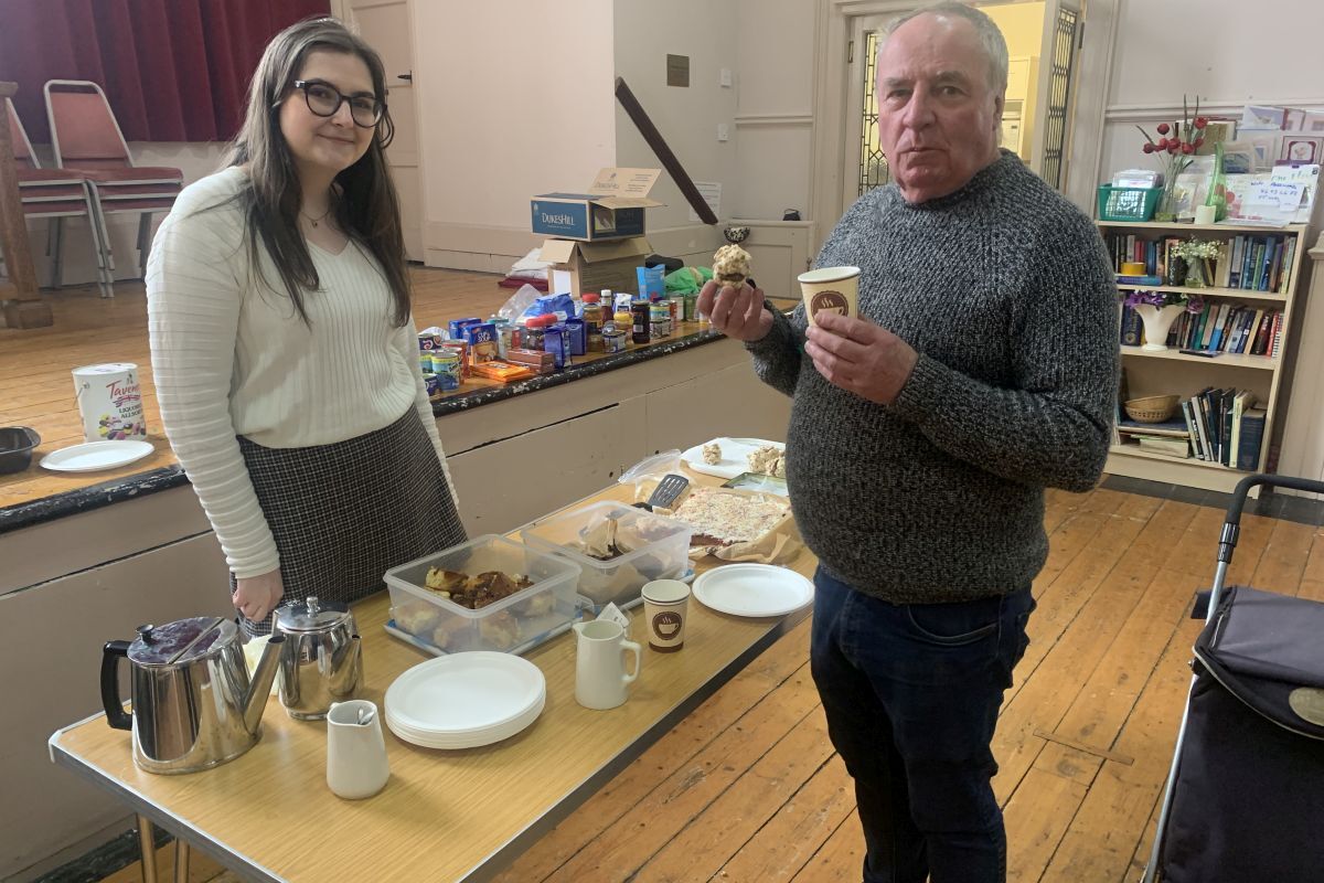 West Loch Fyneside Parish Church hosted a food drive on Saturday to collect items for the Inveraray Foodshare initiative.