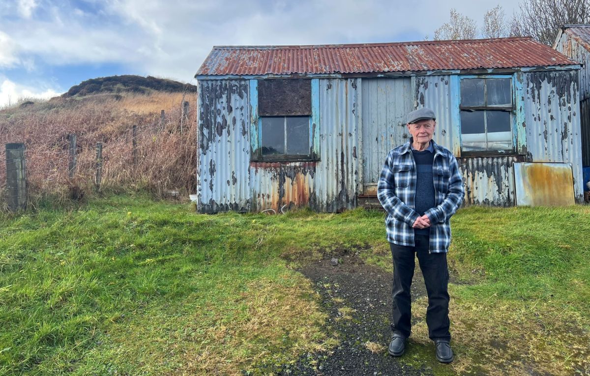 Danny MacLeod was one of the second generation settlers on North Talisker. Photograph: BBC Alba