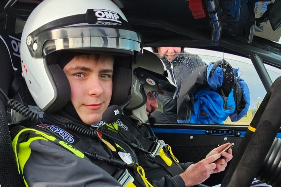 Tyler gears up for successful career on the rally circuit