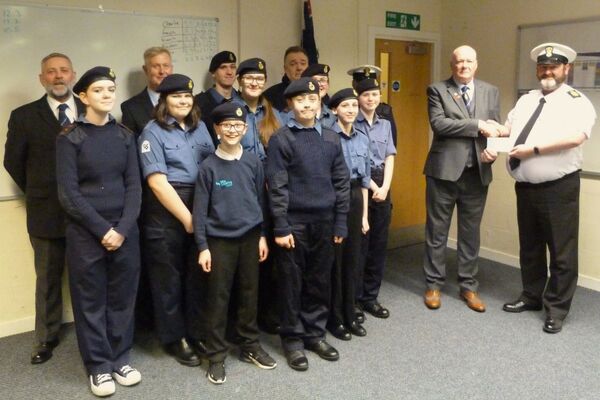 Gesture of thanks for supportive Sea Cadets