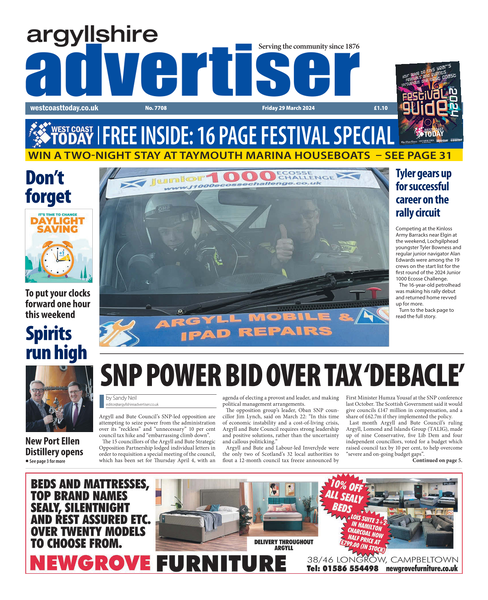 Argyllshire Advertiser 29th March 2024