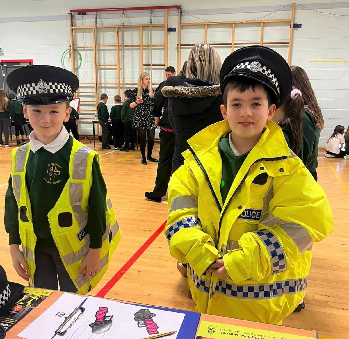 Learning all about working for Police Scotland.