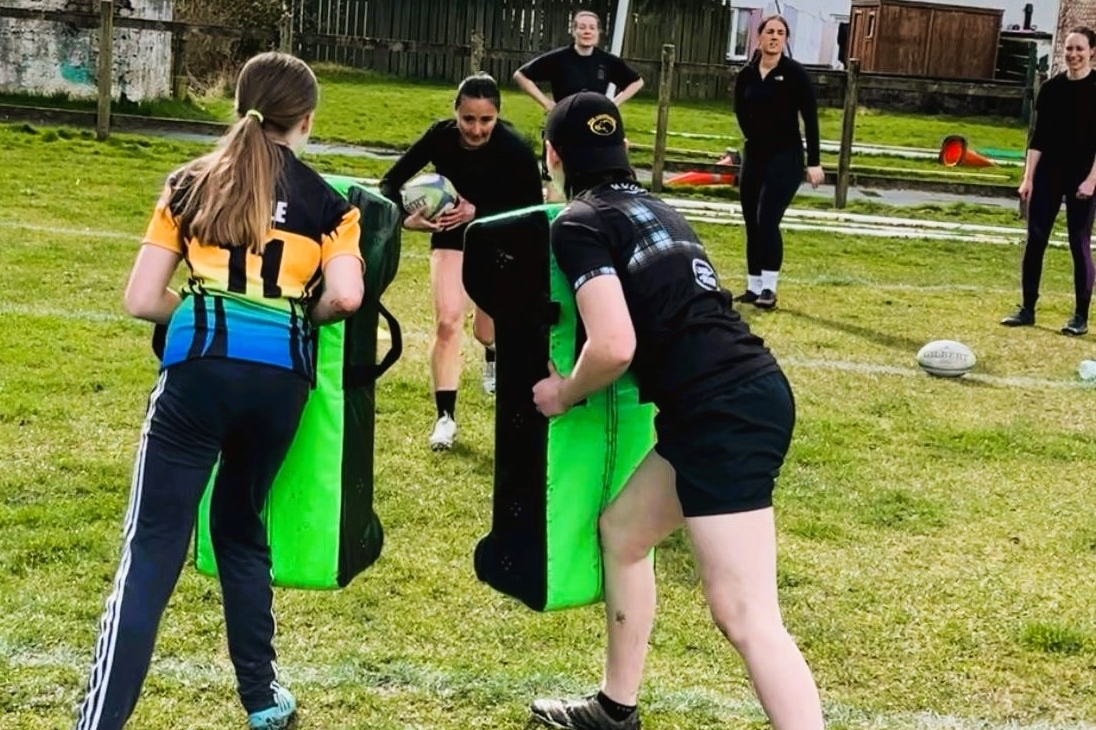 Ladies' training sees fresh focus on rugby tactics