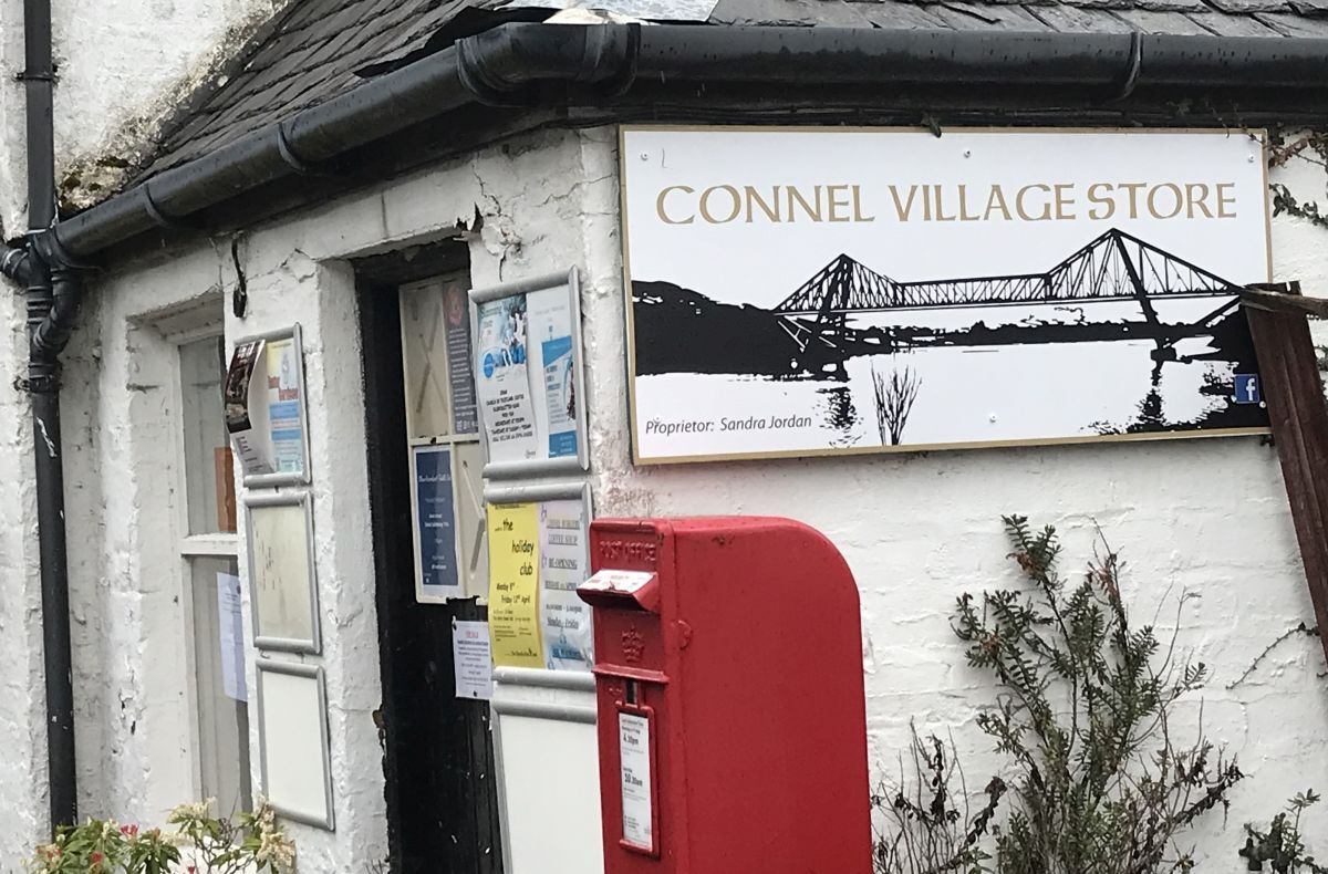 Connel Store has long been part of the village's social scene and will be missed.