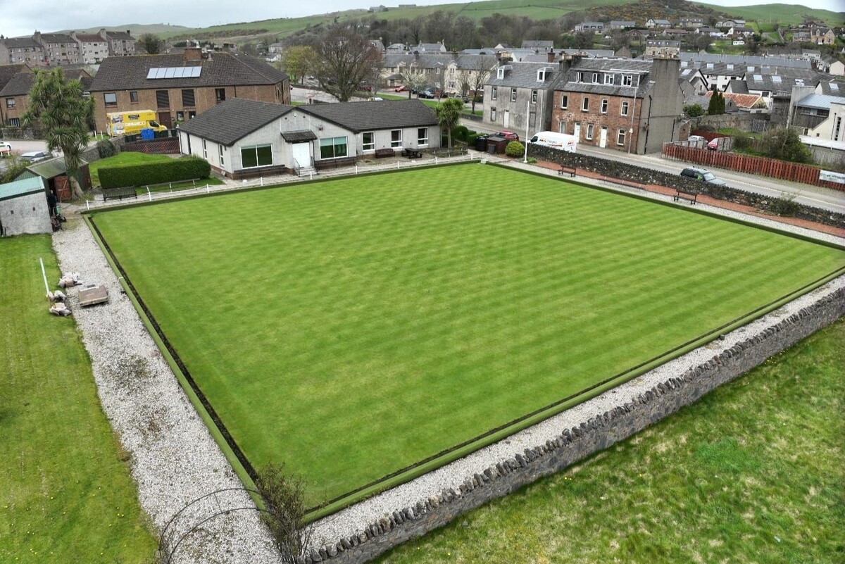 The Argyll Bowling Club green is looking well ahead of the outdoor season.