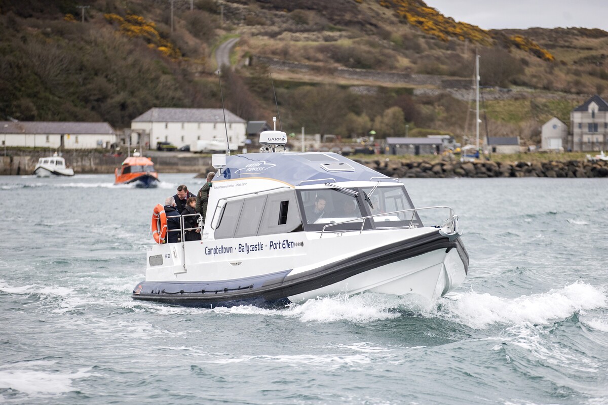 The newest Kintyre Express vessel is the sixth boat the company has bought from Redbay Boats. Photograph: Steven McAuley Media.