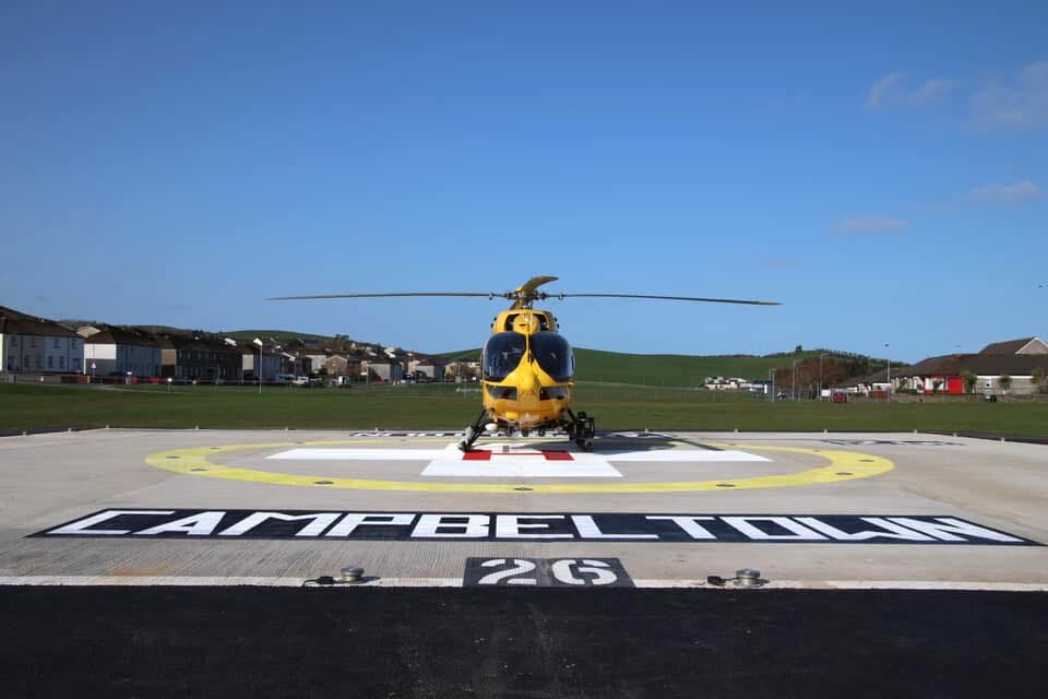 More than 335 landings at Campbeltown helipad in three years