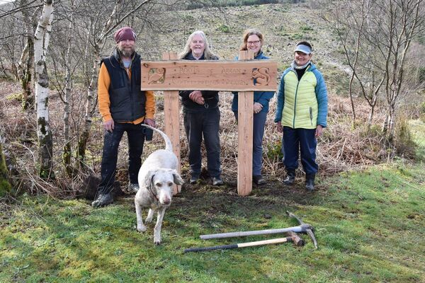 Funding boost helps to grow community woodland signage