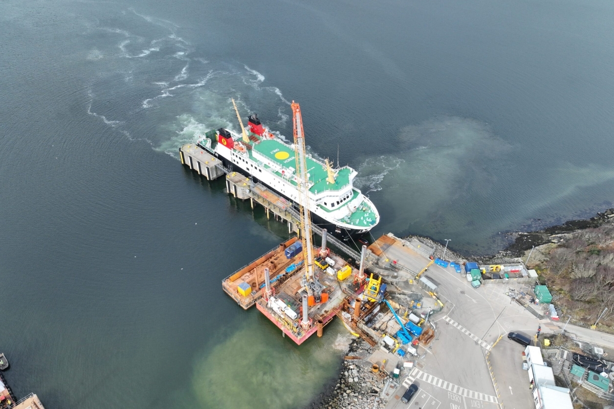 West Coast Today - Media Library - An aerial view of Kennacraig during ...