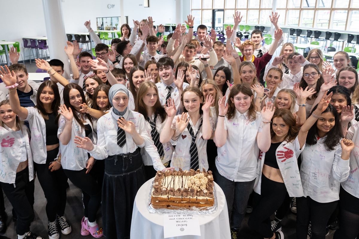 Sixth year pupils have their cake and eat it