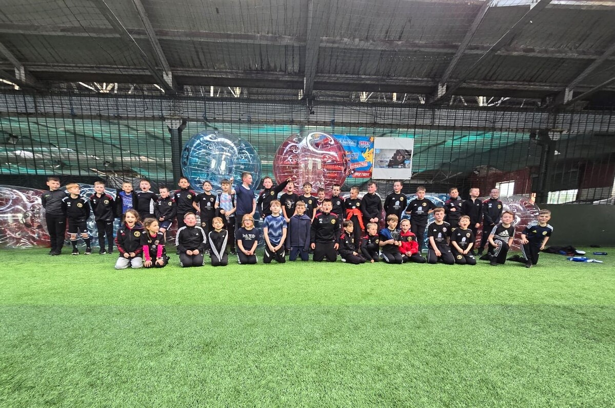 Fun and games for young footballers during unforgettable Glasgow trip