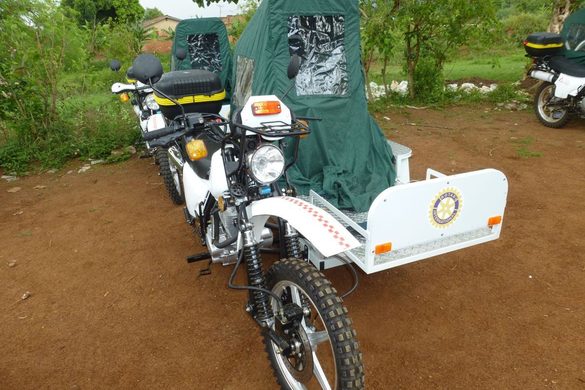 Oban Rotary eRanger motorcycle ambulance making massive impact in Mbale