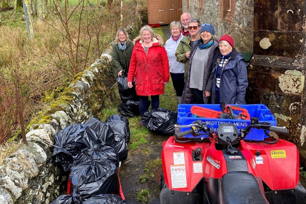 Skipness in ship-shape after villagers hold spring clean