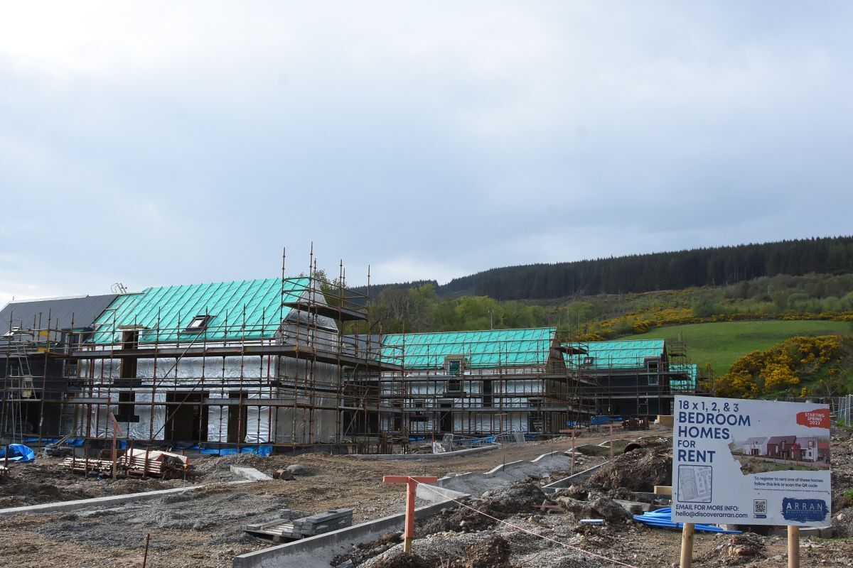 ADT’s Rowarden development at Lamlash.