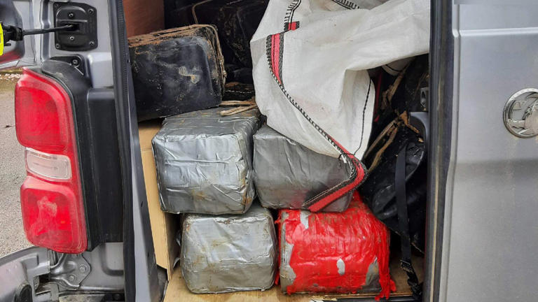 Three locals arrested after £40m of cocaine found in van outside pub