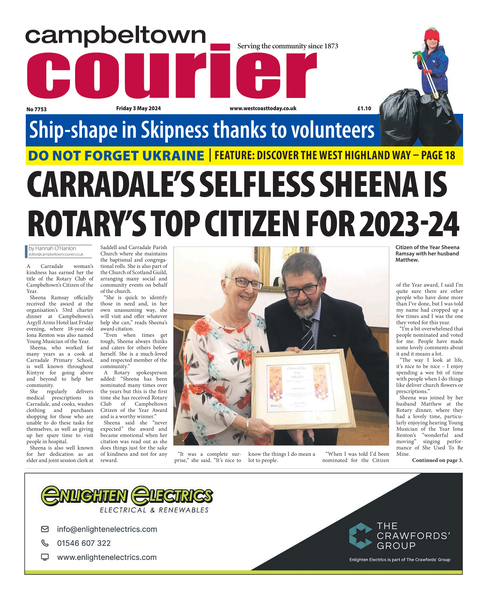Campbeltown Courier 3rd May 2024