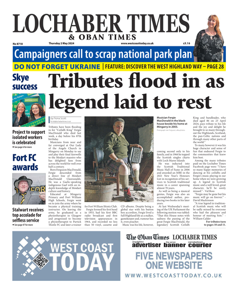 Lochaber Times 2nd May, 2024