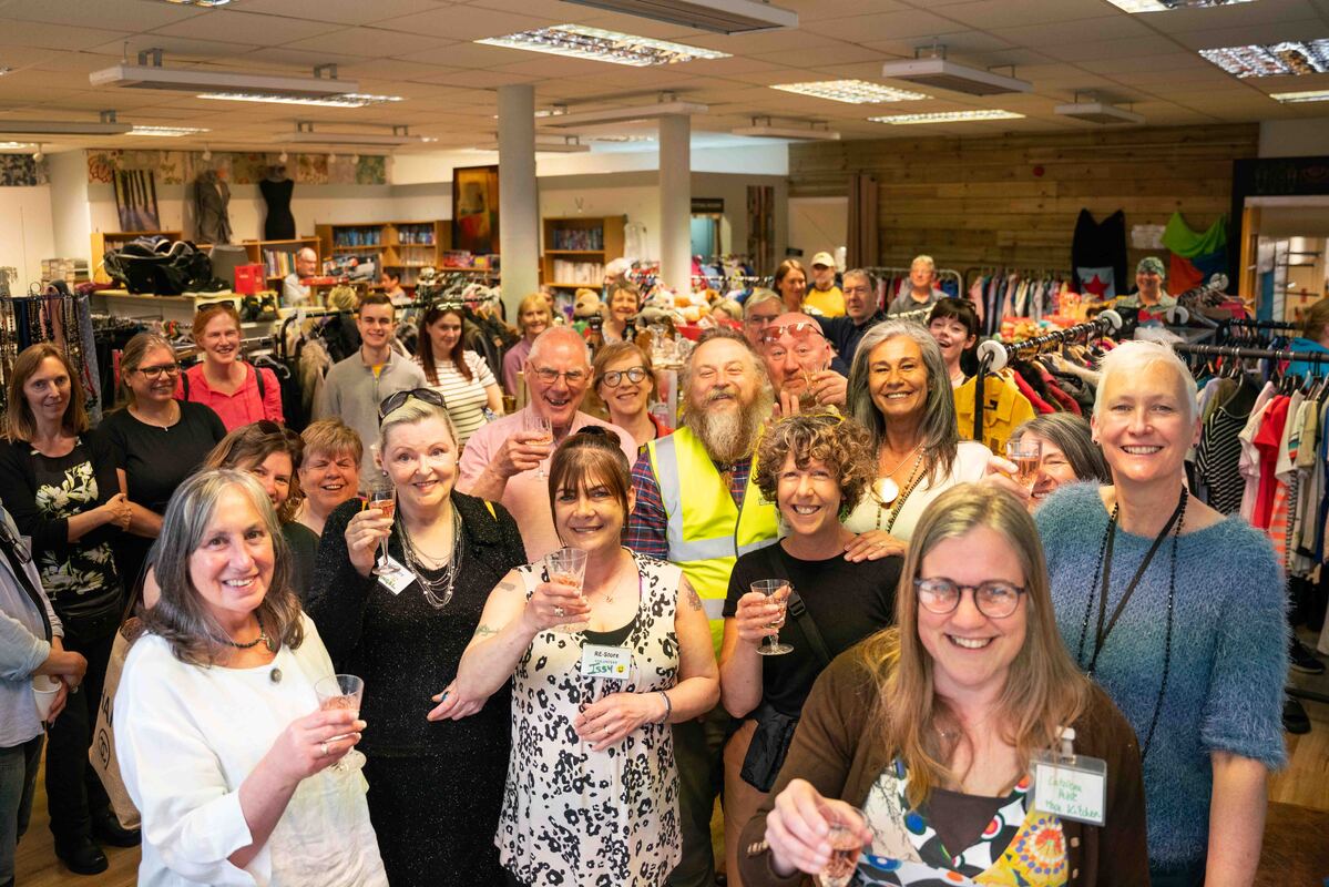 A happy gathering celebrated Re-Store officially opening its doors in George Street. Photograph: Mika Schroder
