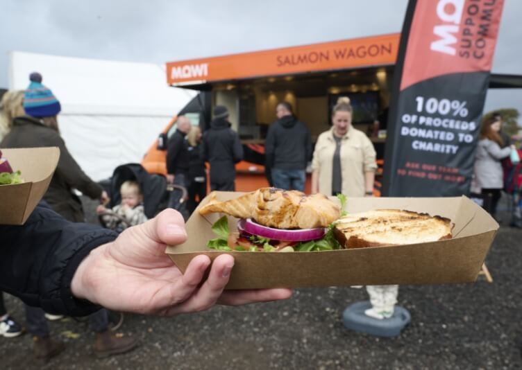 The Mowi Salmon Wagon hits the road to raise cash for local communities