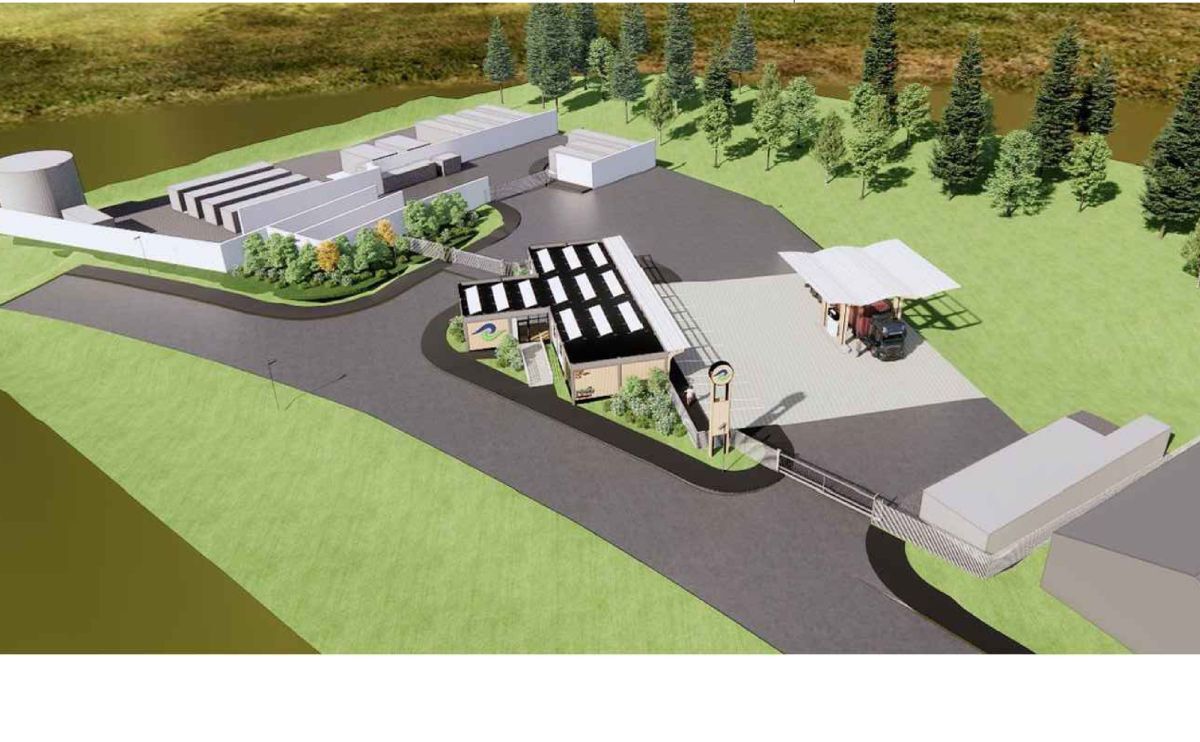 This is how the green hydrogen hub will look like in Oban once it is built.