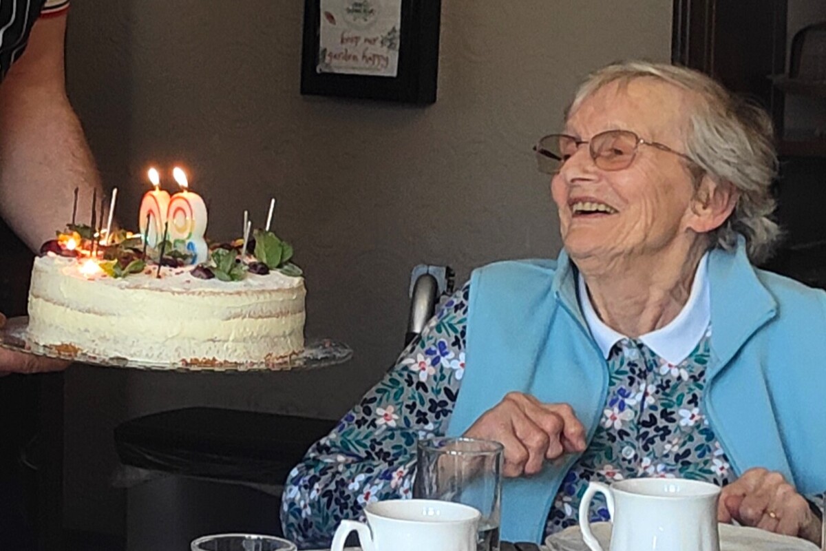 Mary Page is celebrating her 90th birthday.