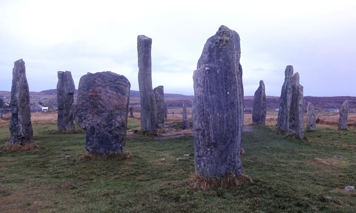 The Calanais Standing Stones on the Isle Of Lewis. Photograph: Jamie Wills.