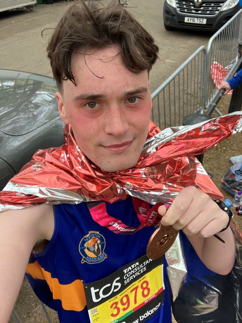Plockton's Cameron Sharp completed the London Marathon on Sunday April 21.