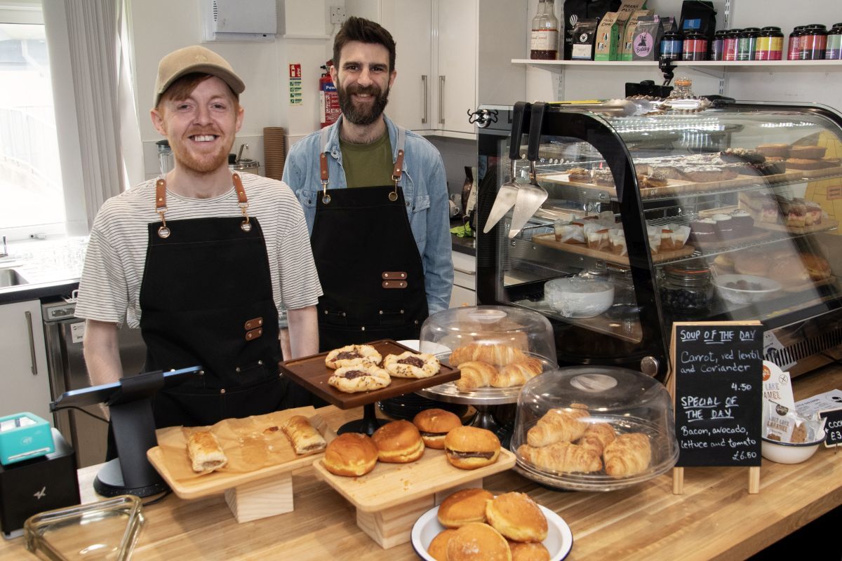 Ricardo Pereira and Andrew McPherson are behind the new café open at SAMS’ Ocean Explorer Centre - now including weekends.