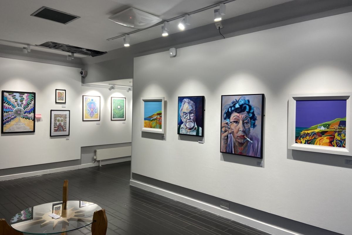 The exhibition at the Harbour Arts Centre showcased the work of 31 artists from Arran. Photograph: North Ayrshire Council. 