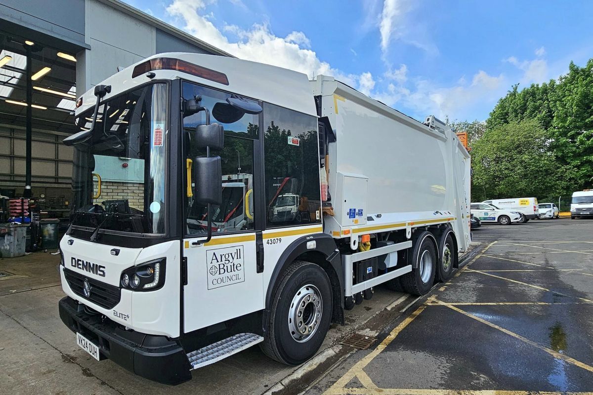 Mull's new bin lorry