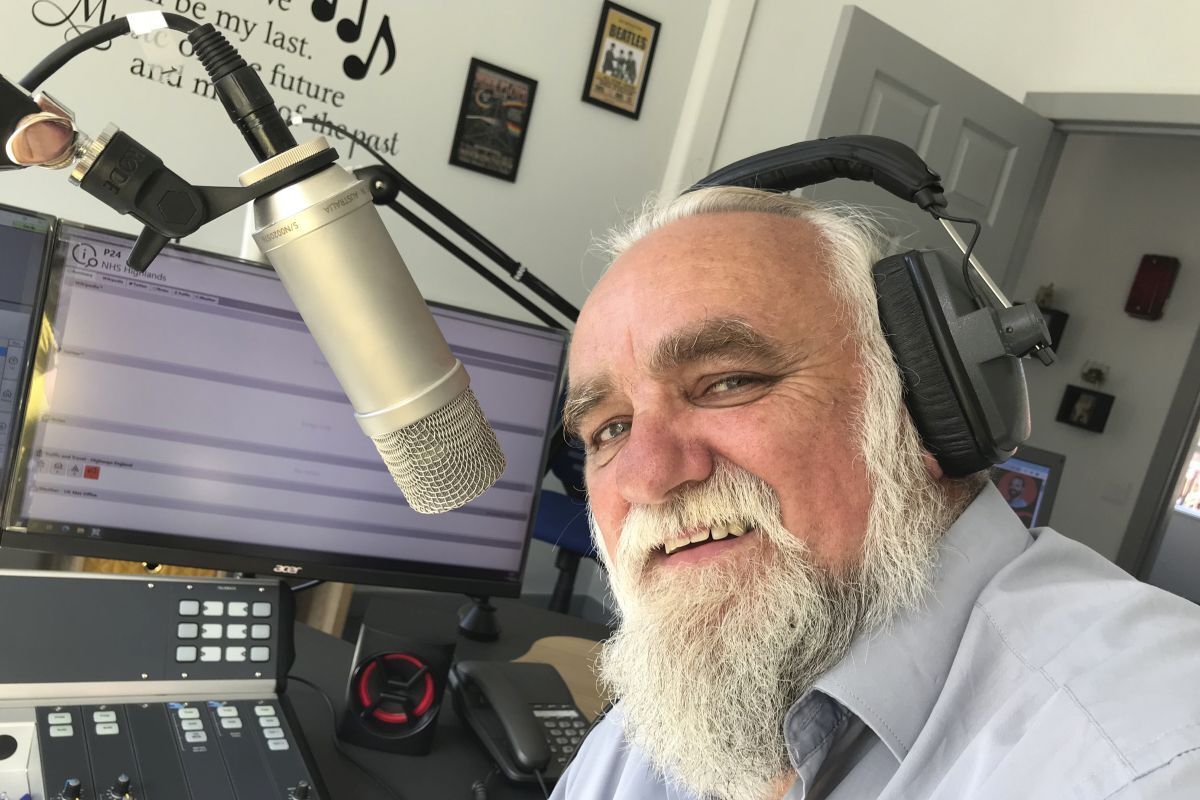 Oban Fm chairman and stalwart presenter Campbell Cameron remains optimistic that the station still has a future
