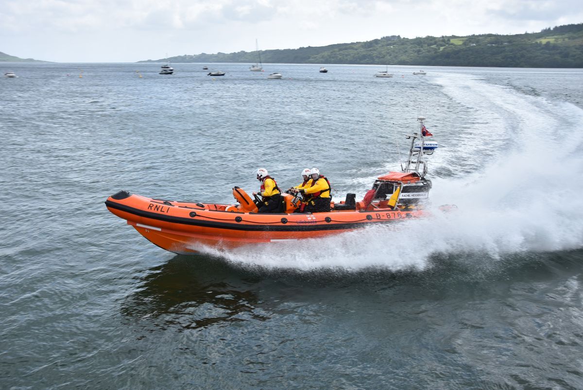 Rachel Hedderwick in Lamlash Bay. 