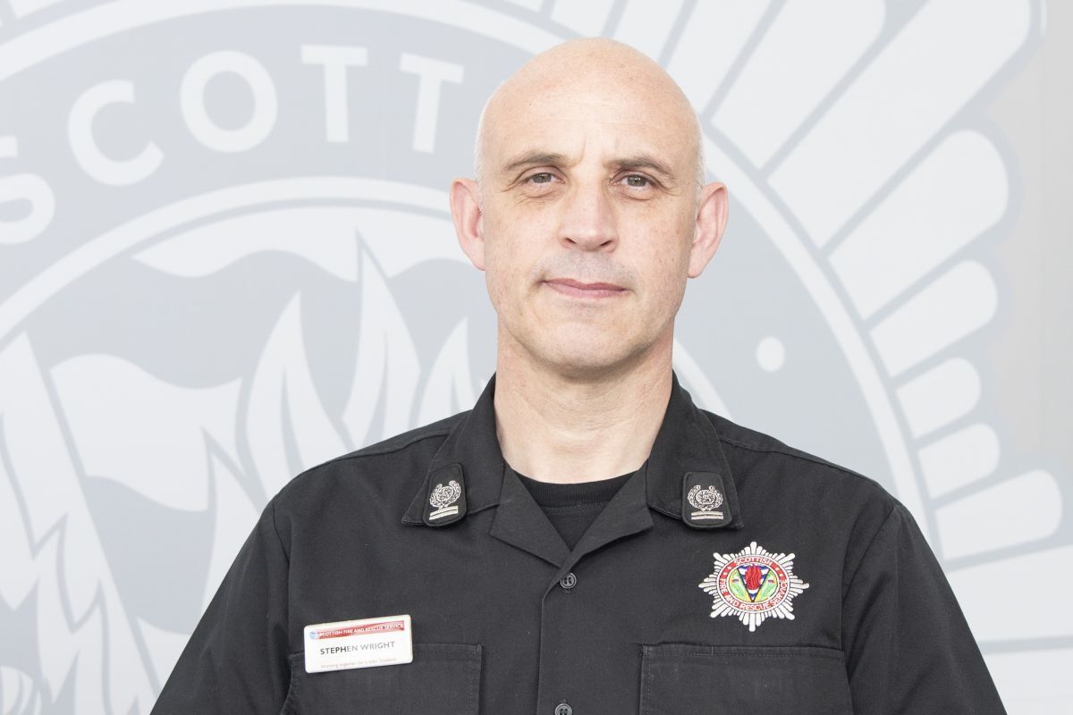 SFRS deputy assistant chief officer Stephen Wright says the fire and rescue service needs to adapt to deal with changes. Photograph: SFRS