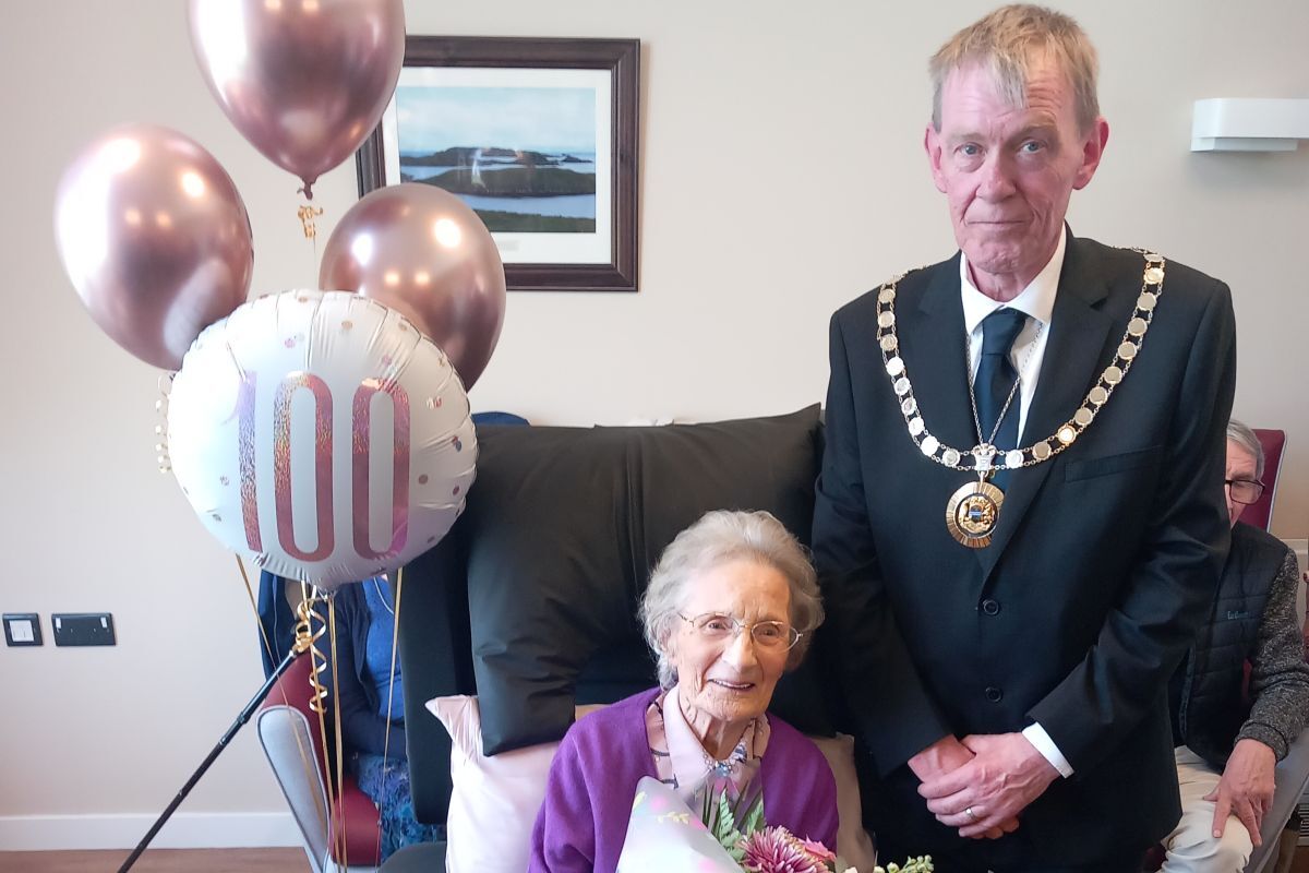 Lewis woman turns 100