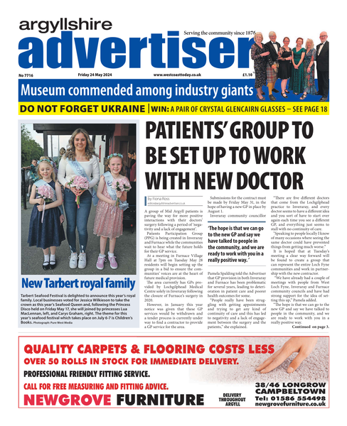 Argyllshire Advertiser 24th May 2024