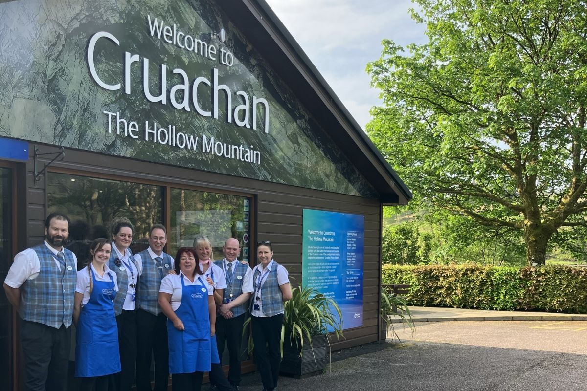 The visitor centre team. Photograph: Drax