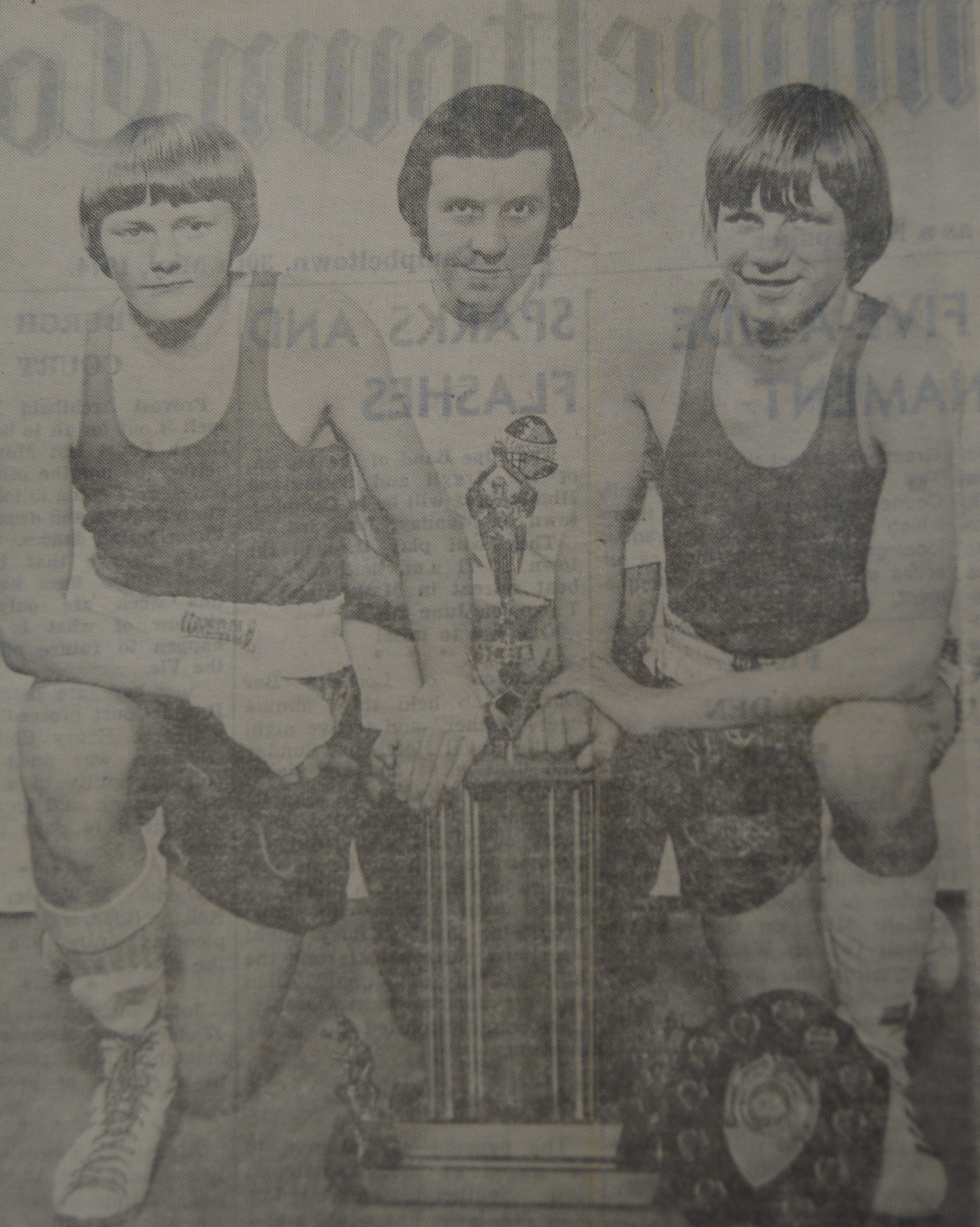 1974: Mr Tom Logan, Past President of the Scottish Amateur Boxing Association, with Alex Macdonald, left, and Steve Martin, right, at a Boxing Tournament in the Victoria Hall.