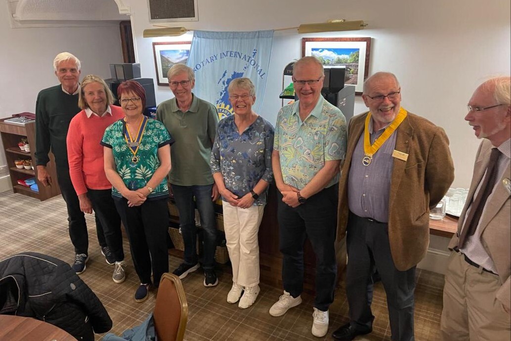 Members of Orust Rotary Club and Lochaber Rotary met up in the Alexandra Hotel.